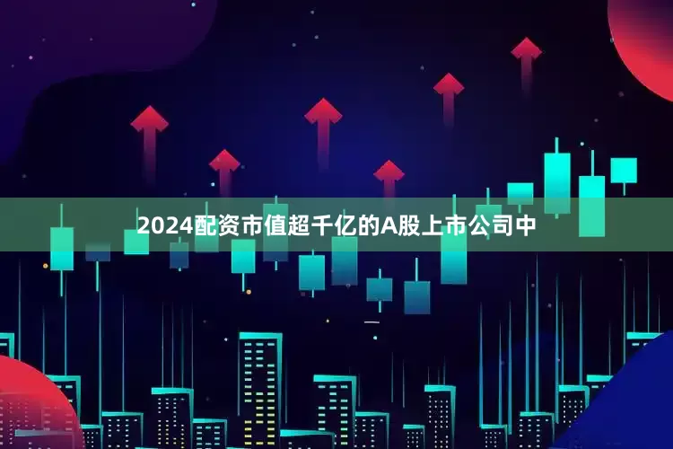 2024配资市值超千亿的A股上市公司中